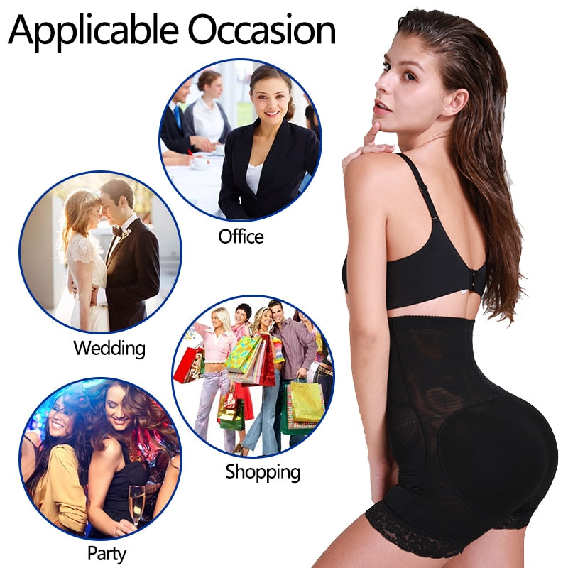 Butt Hip Enhancer Padded Shaper Tummy Control Panties Booty Lifter Shapewear Ass Padding Underwear Safety Shorts Under Skirt